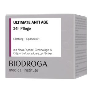Biodroga Ultimate Anti Age creme für reife und faltige Haut, OH SO PURE